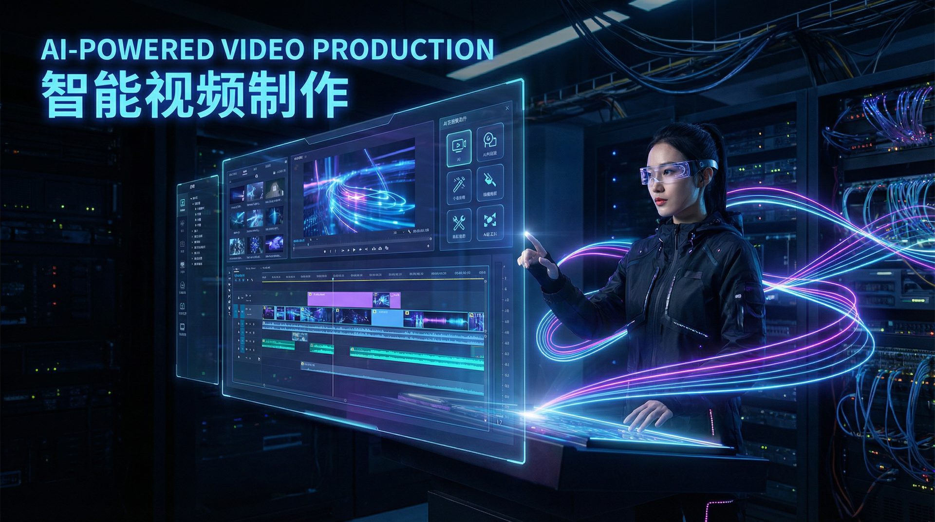 蜜桃视频教程-蜜桃视频教程第2课：AI视频剪辑工具使用演示